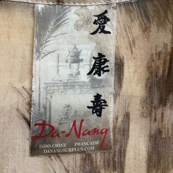 VINTAGE Silk Chiffon Animal Print Blouse Size M - Picture 11 of 13